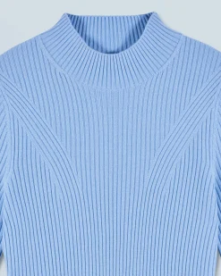 FROM FUTURE Robe Courte Manche Longue BabyBlue New