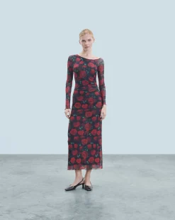 FROM FUTURE Robe Longue Asymetrique PassionateRose Store