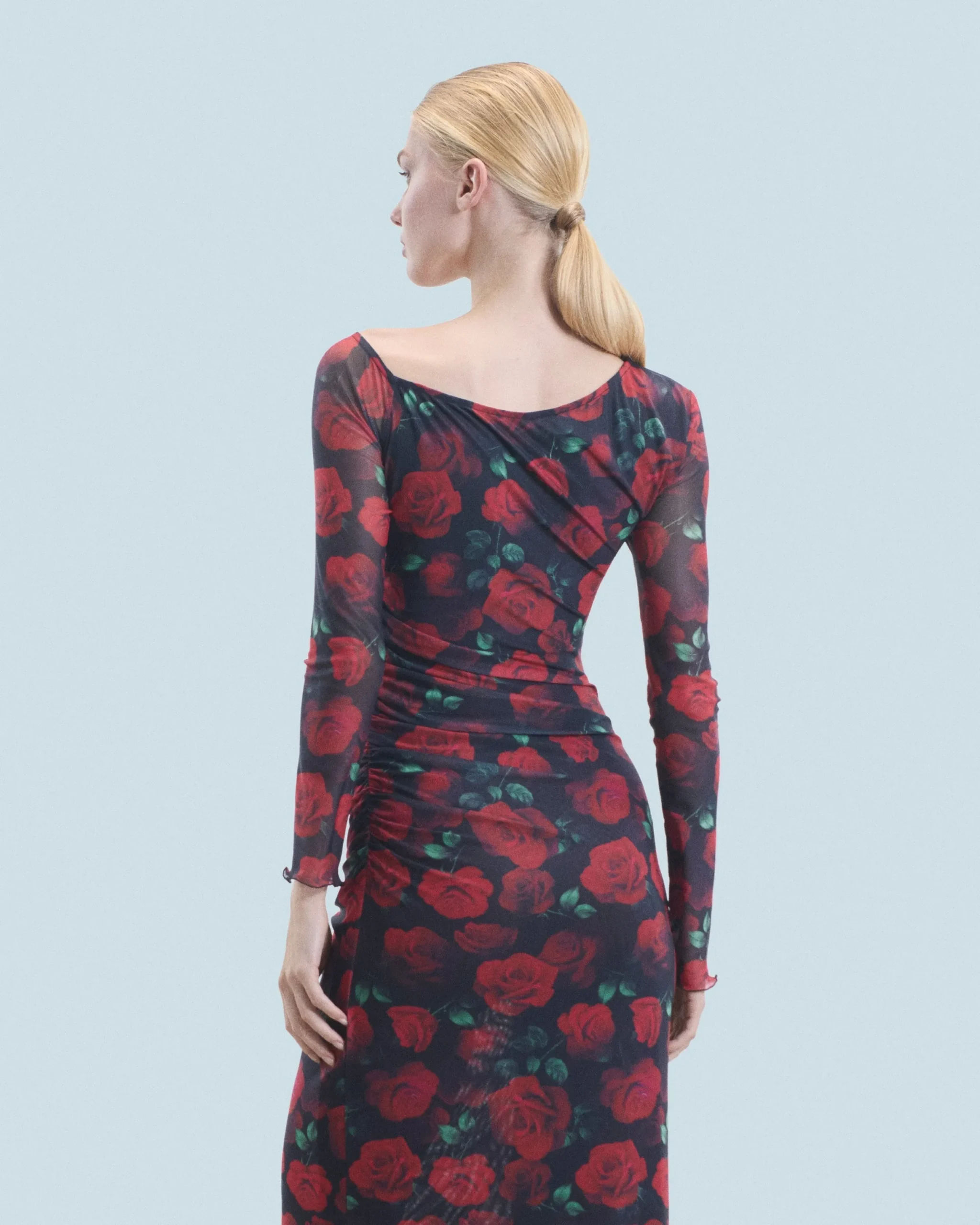 FROM FUTURE Robe Longue Asymetrique PassionateRose Store