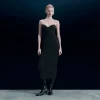 FROM FUTURE Robe Longue Bretelle Noir Outlet