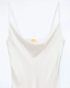 FROM FUTURE Robe Longue Bretelle Amalia Ecru Best