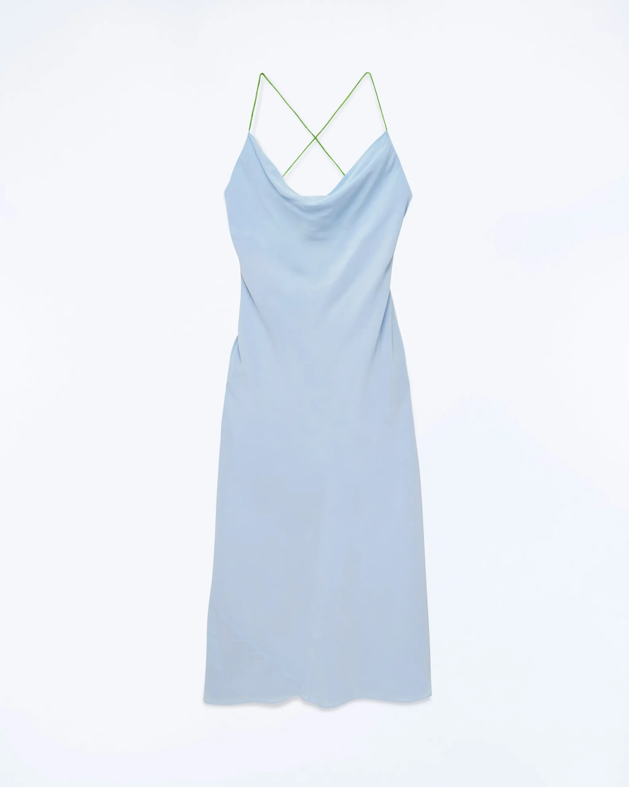 FROM FUTURE Robe Longue Bretelle Emmy BabyBlue Clearance