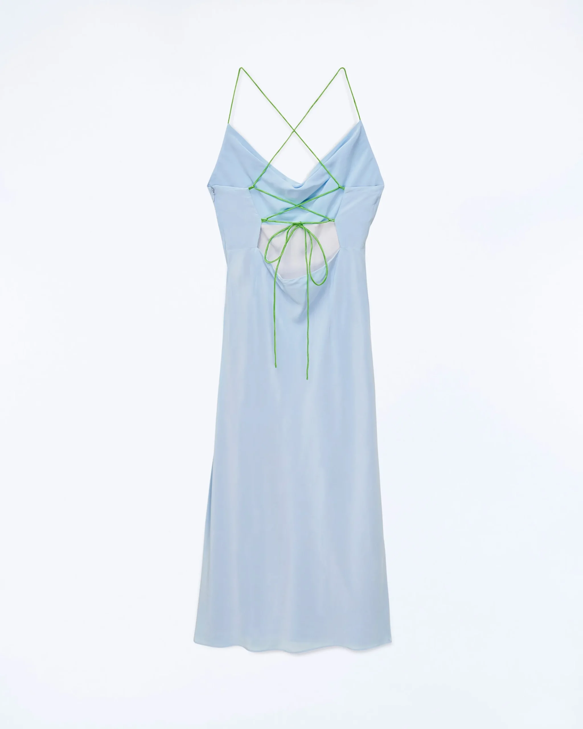 FROM FUTURE Robe Longue Bretelle Emmy BabyBlue Clearance