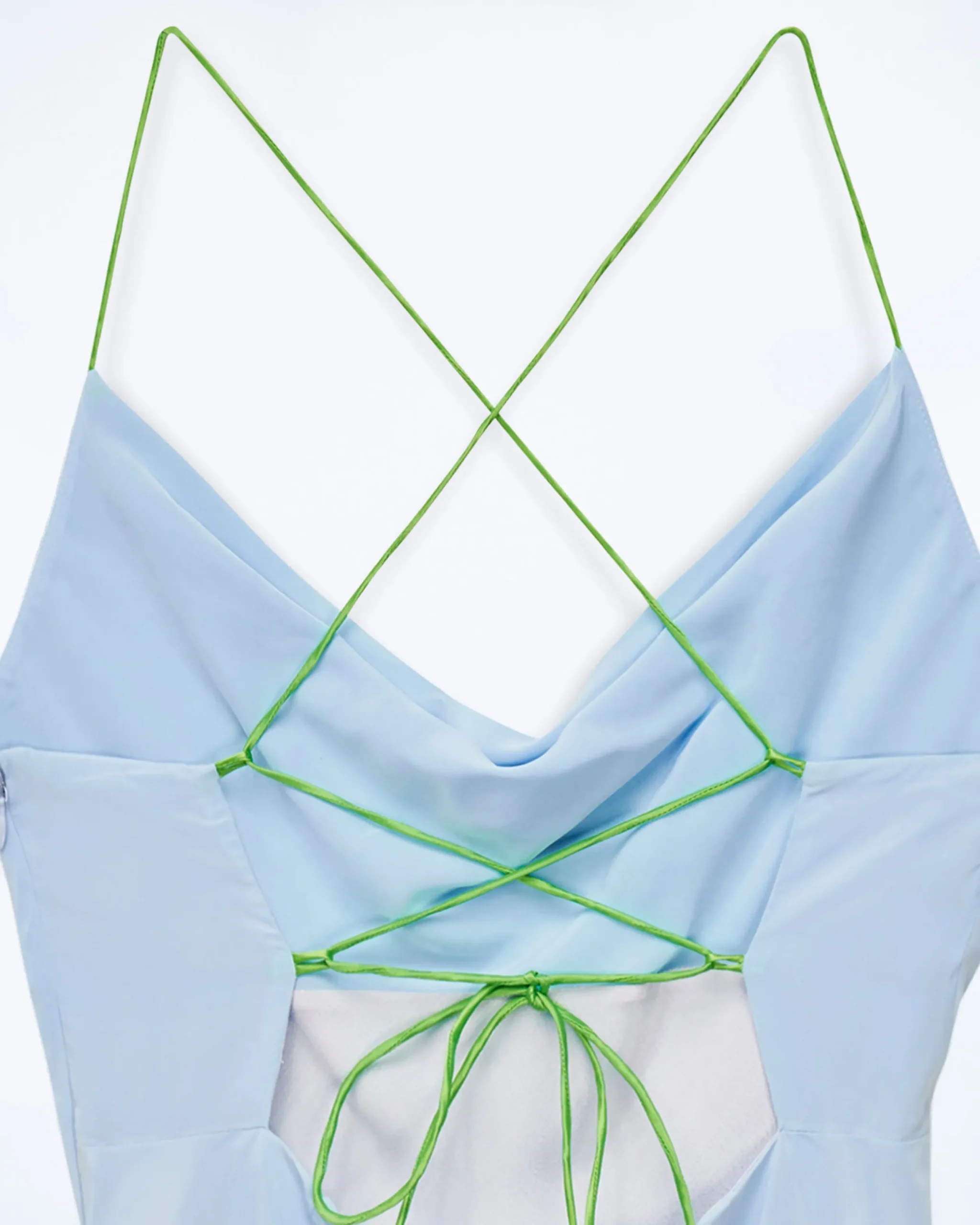 FROM FUTURE Robe Longue Bretelle Emmy BabyBlue Clearance