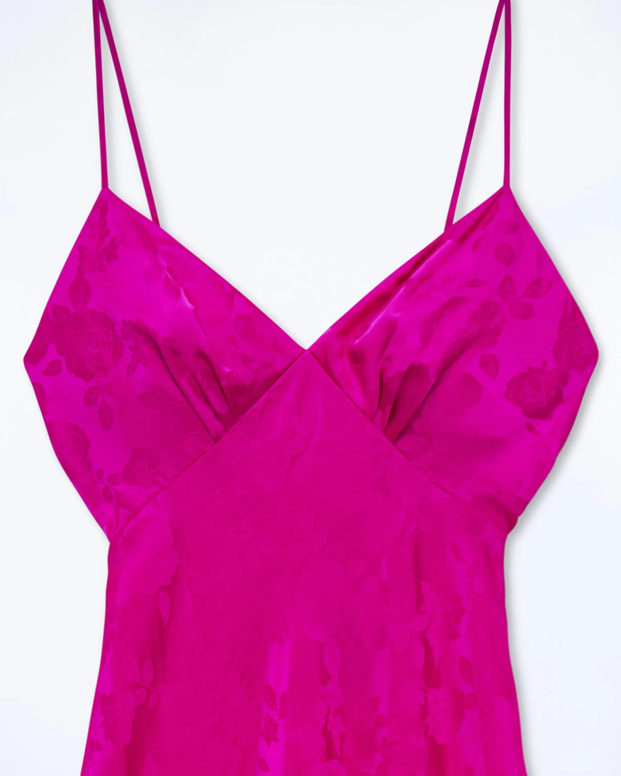 FROM FUTURE Robe Longue Bretelle Gigi RoseJacquard Clearance