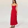 FROM FUTURE Robe Longue Bretelle Ilona Red Store