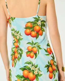 FROM FUTURE Robe Longue Bretelle Ilona OrangeSky Hot