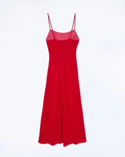 FROM FUTURE Robe Longue Bretelle Ilona Red Store