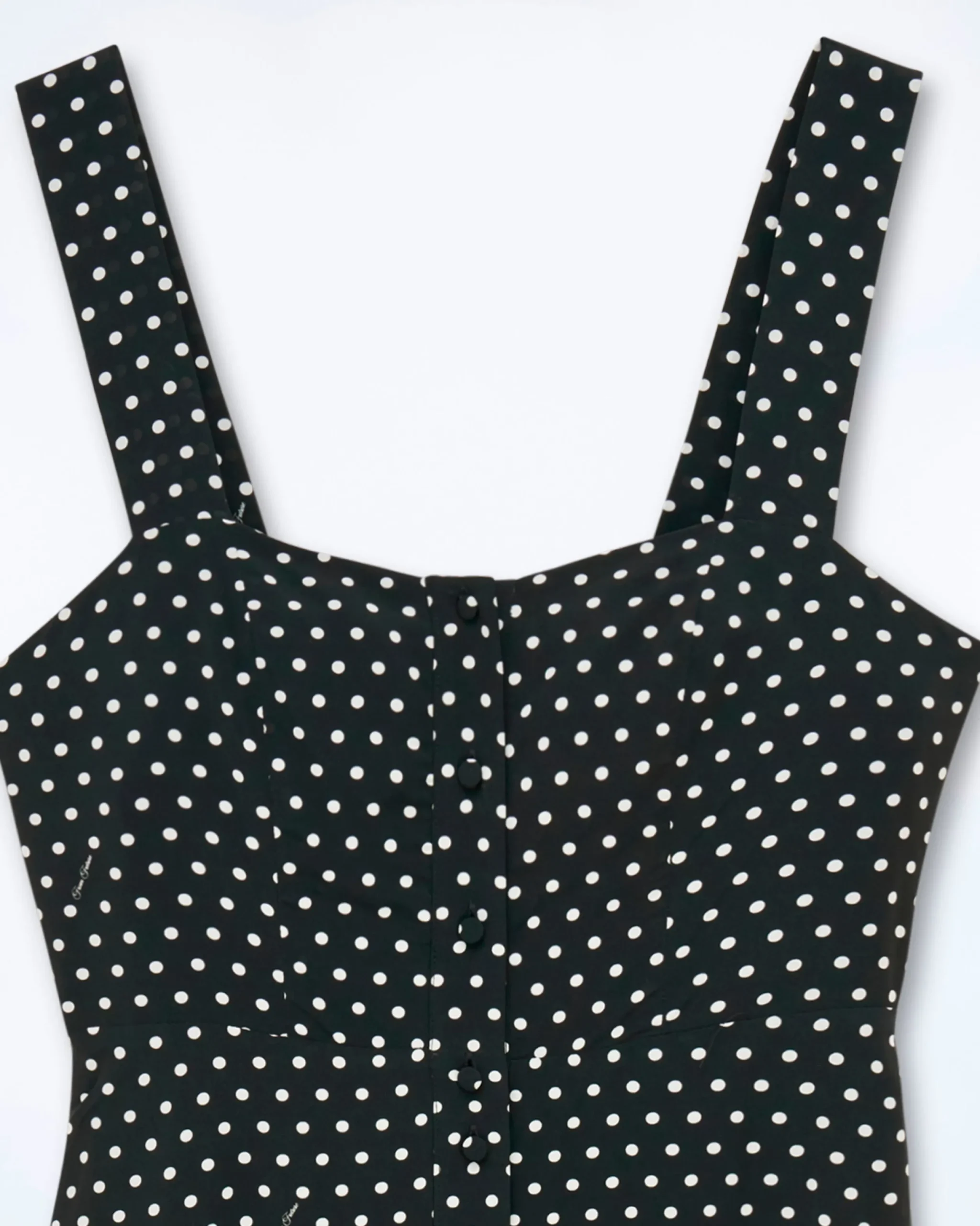 FROM FUTURE Robe Longue Bretelle Leatitia PoisNoir Cheap