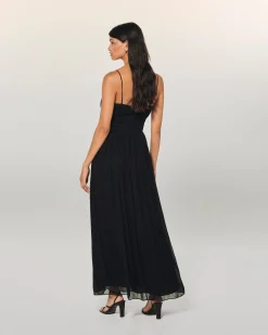 FROM FUTURE Robe Longue Bretelle Noah Noir Cheap