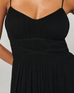 FROM FUTURE Robe Longue Bretelle Noah Noir Cheap