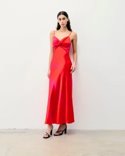 FROM FUTURE Robe Longue Bretelle Salma UtopicPink Best