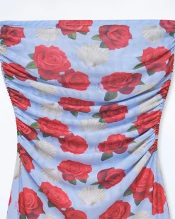 FROM FUTURE Robe Longue Bustier Mesh CoquillagesEtCrustacés Cheap