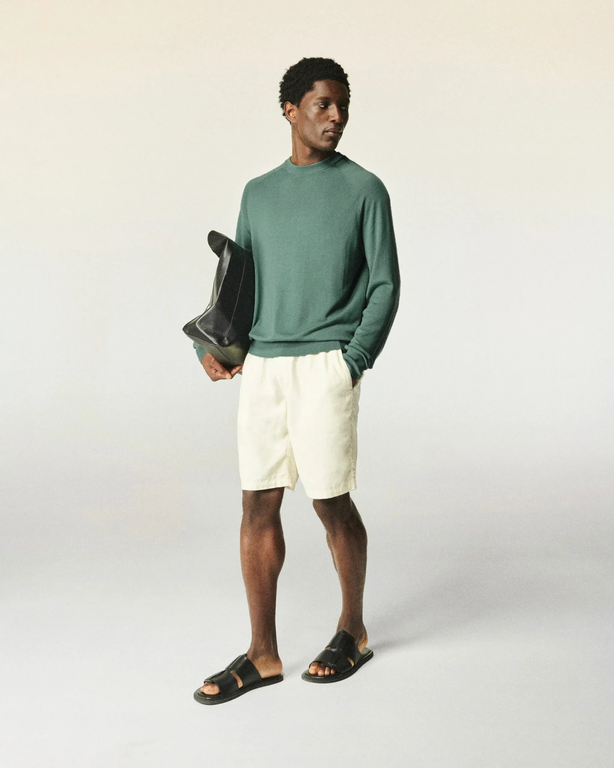 FROM FUTURE Short Bermuda Ecru Discount