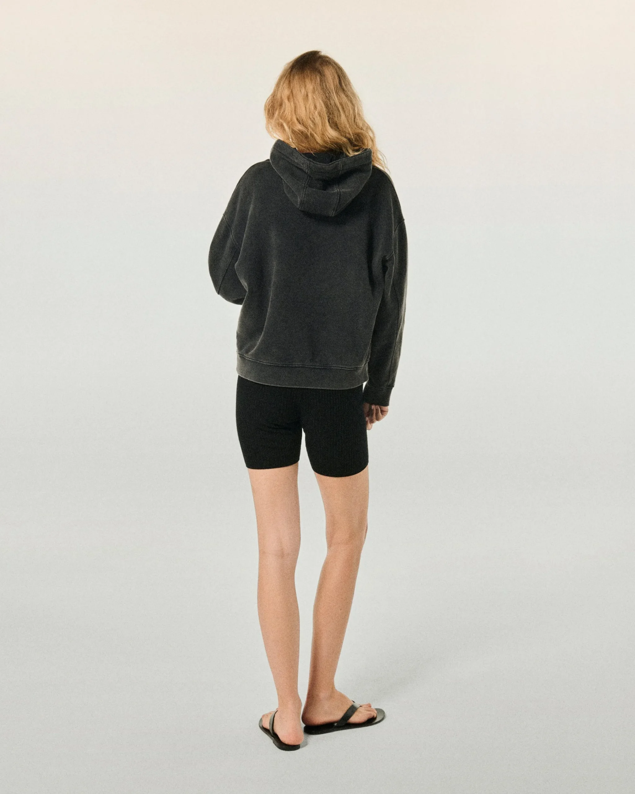 FROM FUTURE Sweatshirt Hoodie WashedBlack Shop