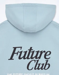 FROM FUTURE Sweatshirt Hoodie GreyBlue Best Sale