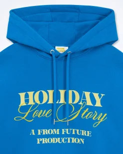 FROM FUTURE Sweatshirt Hoodie SurfBlue Hot