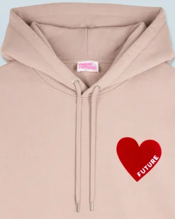 FROM FUTURE Sweatshirt Hoodie Coeur IcedSand Cheap