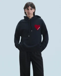 FROM FUTURE Sweatshirt Hoodie Coeur IcedSand Cheap
