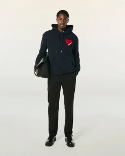 FROM FUTURE Sweatshirt Hoodie Coeur Navy Discount