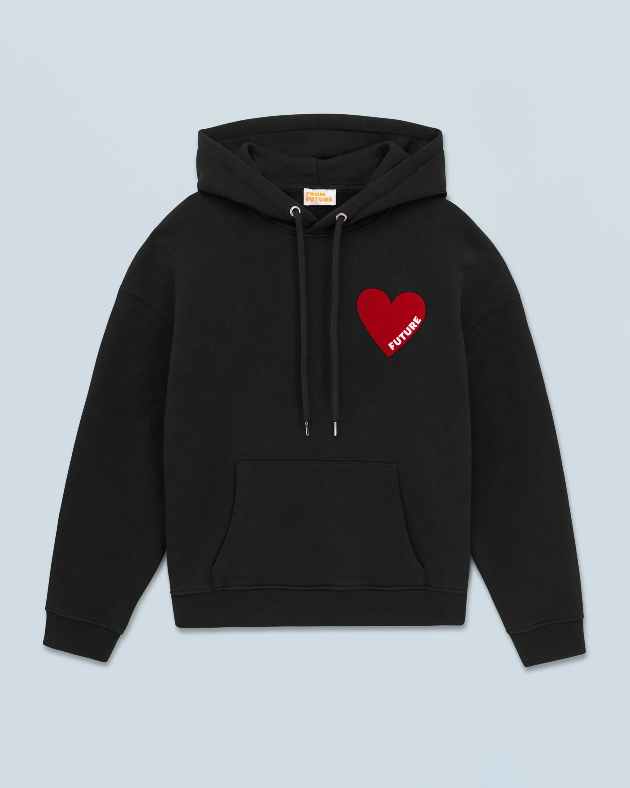 FROM FUTURE Sweatshirt Hoodie Coeur Noir Sale