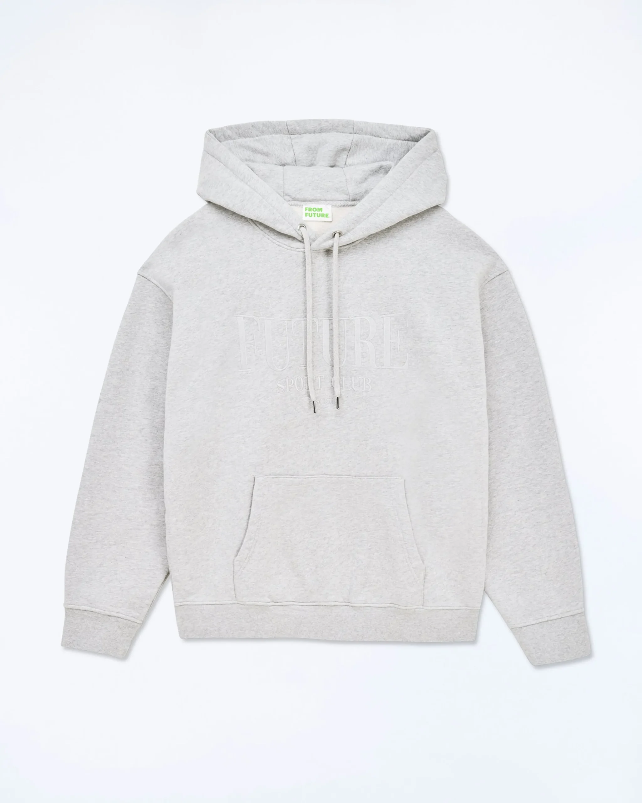 FROM FUTURE Sweatshirt Hoodie Future Ton Sur Ton GrisChinéClair Sale
