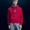 FROM FUTURE Sweatshirt Hoodie Ski Club DarkRed Flash Sale