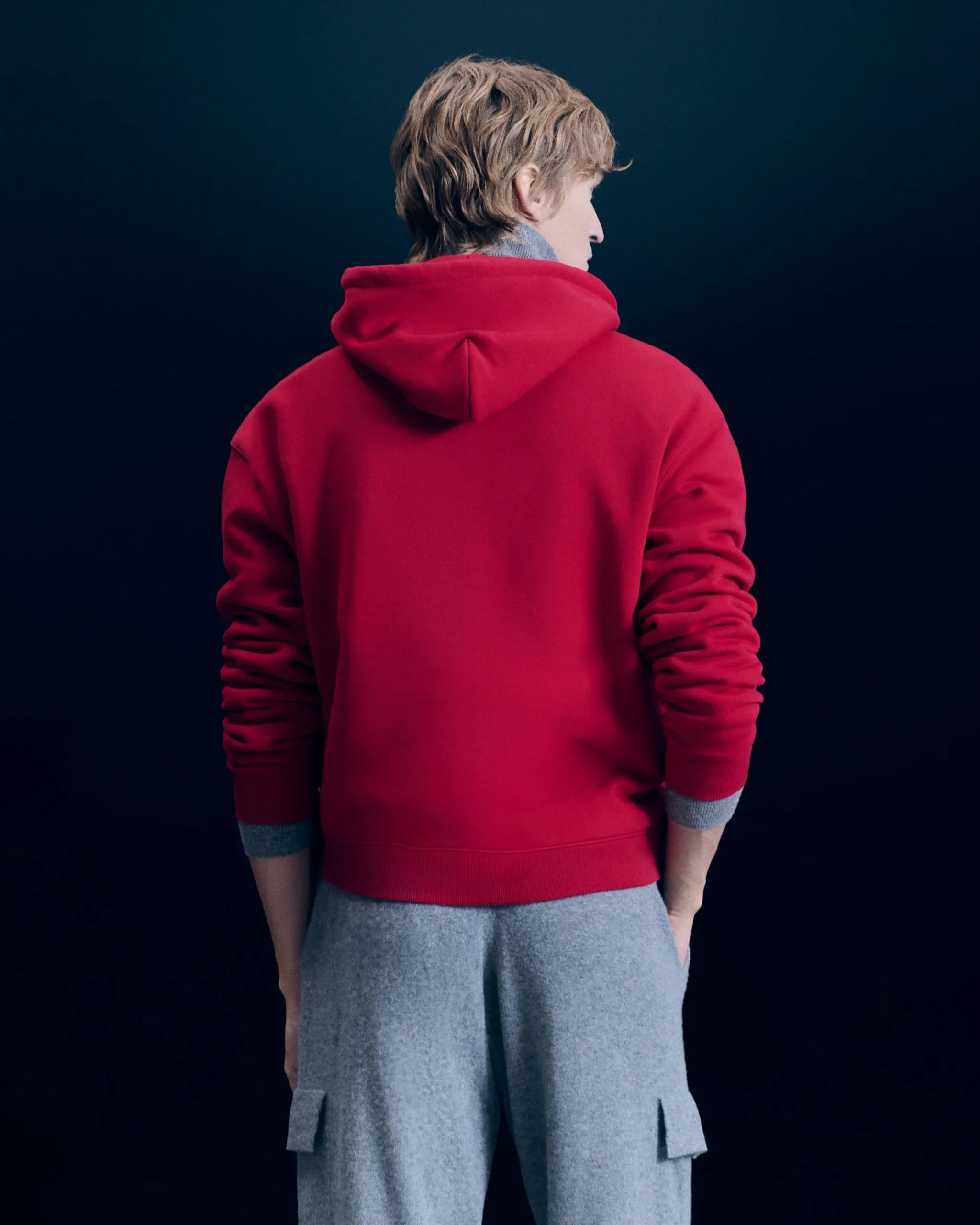 FROM FUTURE Sweatshirt Hoodie Ski Club DarkRed Flash Sale