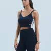 FROM FUTURE Top Bretelle Navy Cheap