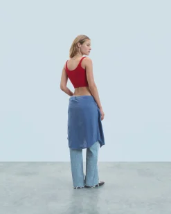 FROM FUTURE Top Bretelle HotRed Fashion