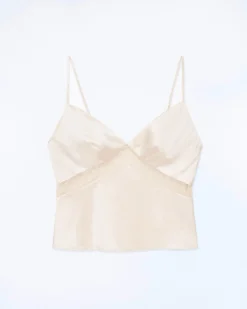 FROM FUTURE Top Bretelle Dallia Champagne Fashion