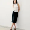 FROM FUTURE Top Bretelle Isa Ecru Flash Sale