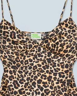 FROM FUTURE Top Caraco WinterLeopard Clearance