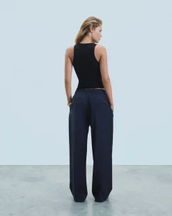 FROM FUTURE Top Débardeur Noir Sale