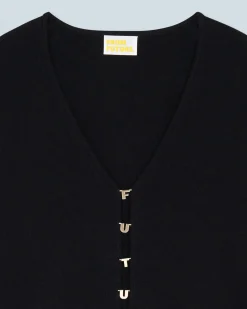 FROM FUTURE Top Manches Longues Noir Shop