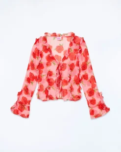 FROM FUTURE Top Manches Longues Bettina HotRoses Sale