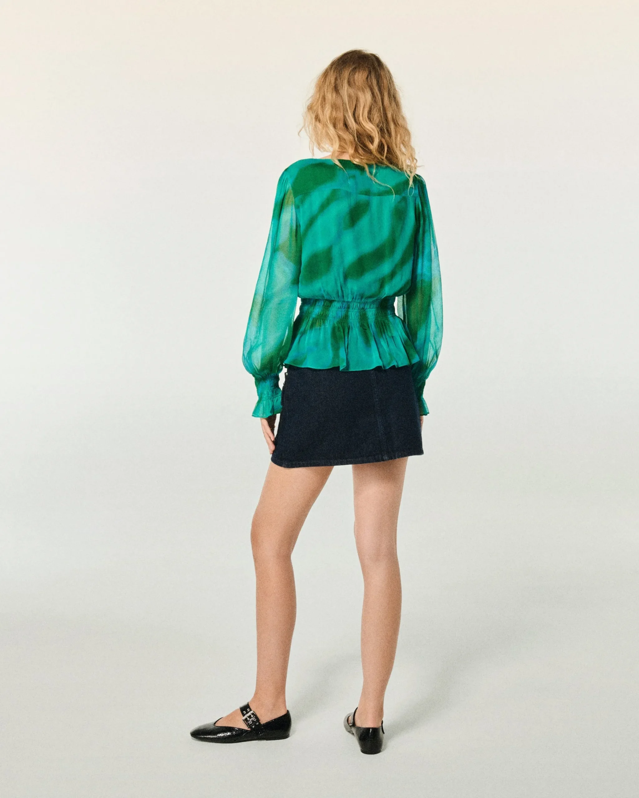 FROM FUTURE Top Manches Longues Golda MarvelousGreen Cheap