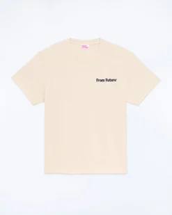 FROM FUTURE T-shirt Col Rond Sable Shop