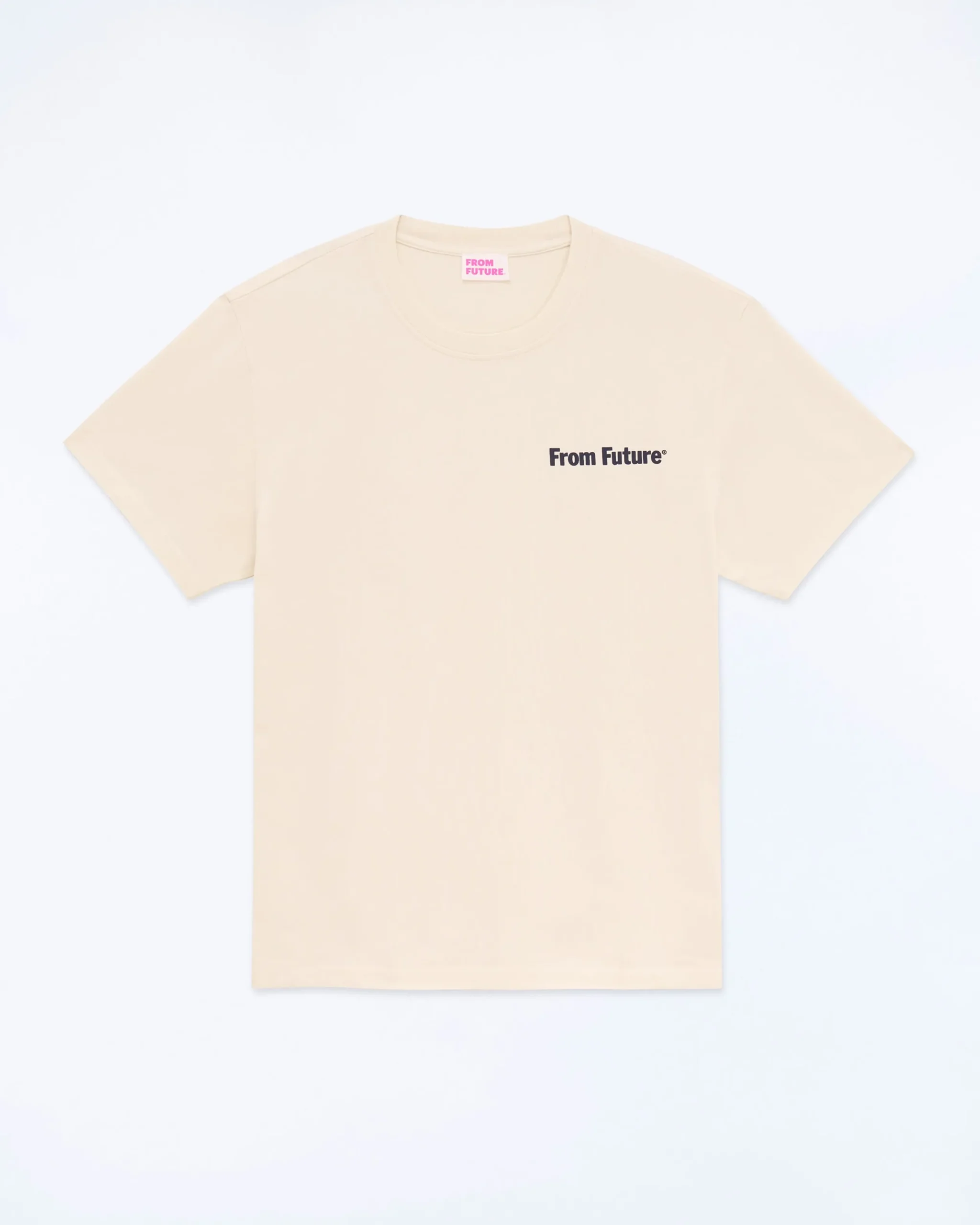 FROM FUTURE T-shirt Col Rond Sable Shop