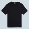 FROM FUTURE T-shirt Col Rond Manches Courtes Noir Cheap