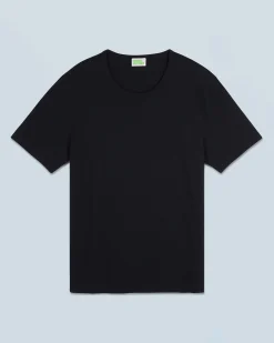 FROM FUTURE T-shirt Col Rond Manches Courtes Noir Cheap
