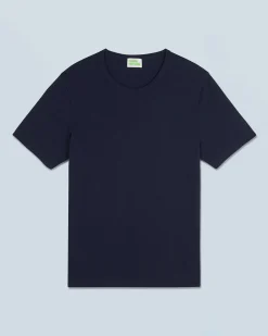 FROM FUTURE T-shirt Col Rond Manches Courtes Navy Hot