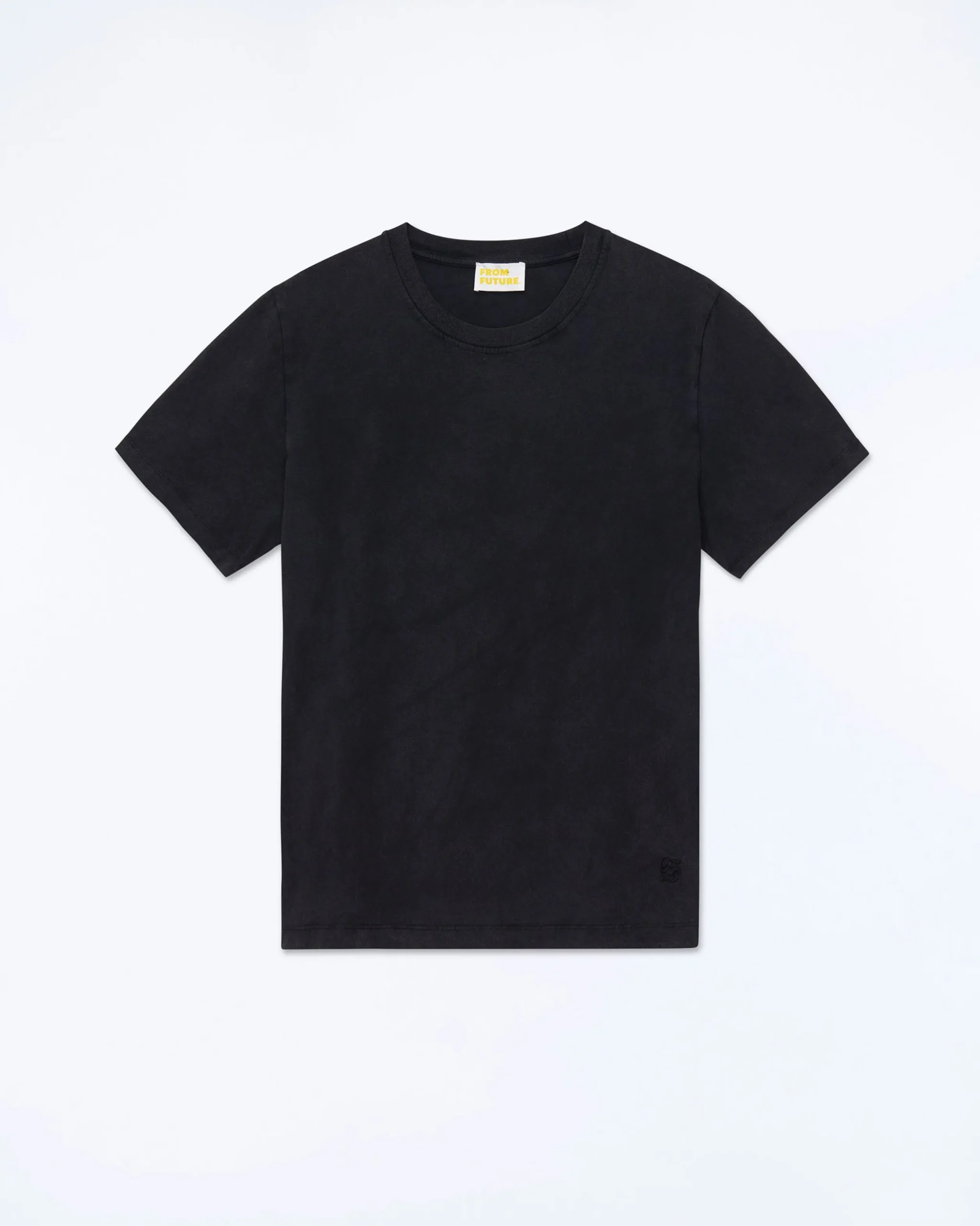 FROM FUTURE T-shirt Col Rond Manches Courtes WashedBlack Best Sale