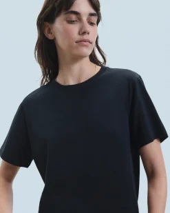 FROM FUTURE T-shirt Col Rond Manches Courtes Noir Clearance
