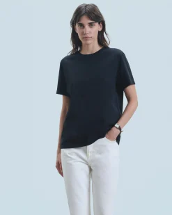 FROM FUTURE T-shirt Col Rond Manches Courtes Blanc Fashion