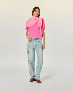 FROM FUTURE T-shirt Col Rond Manches Courtes TropicalPink Best