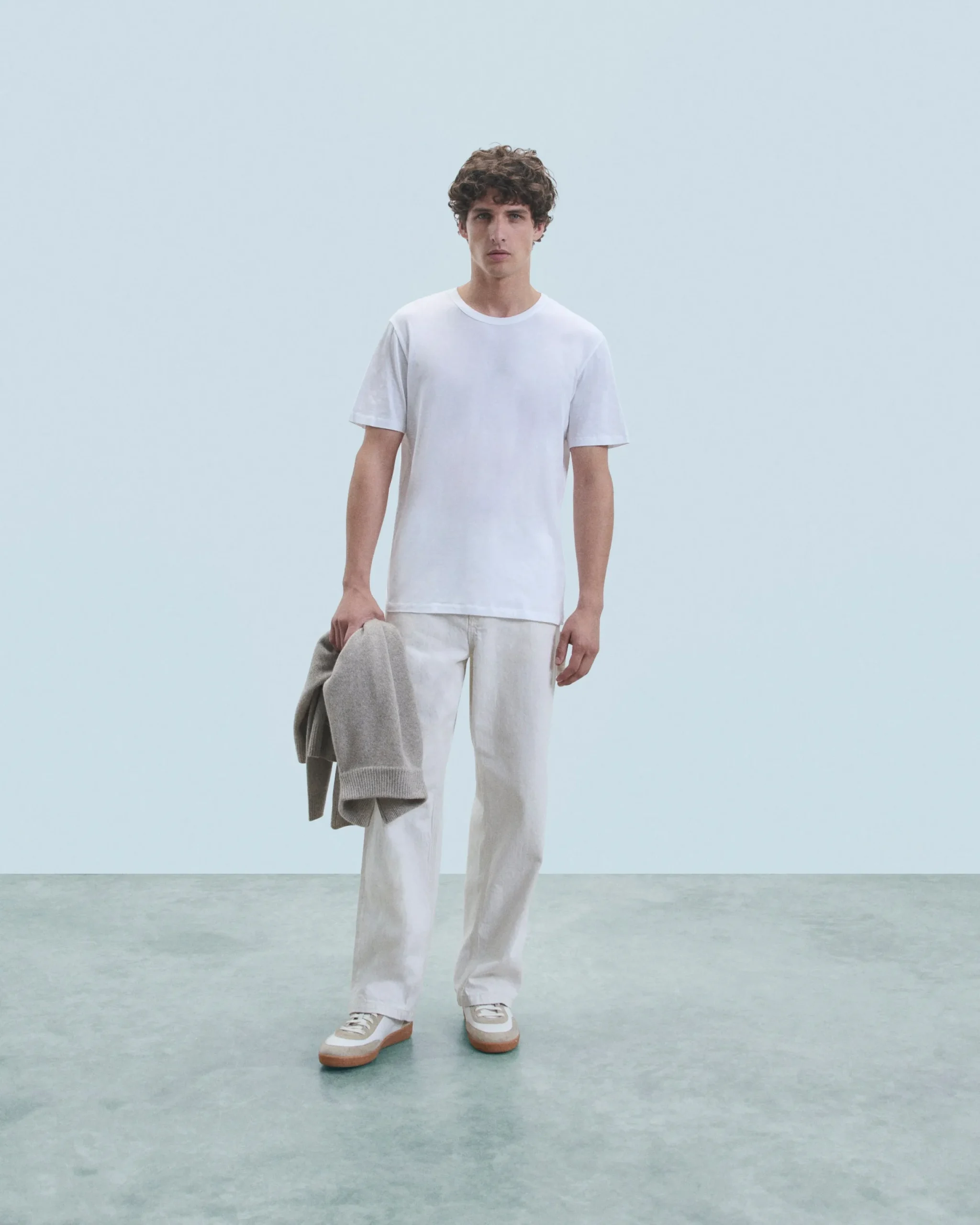 FROM FUTURE T-shirt Col Rond Manches Courtes Blanc Fashion