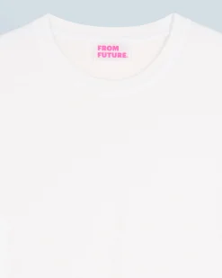 FROM FUTURE T-shirt Col Rond Supima Blanc Sale