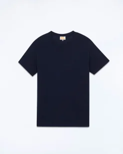 FROM FUTURE T-shirt Col Rond Supima Navy Sale