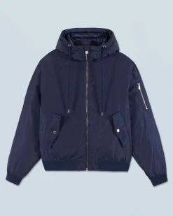 FROM FUTURE Veste Navy Clearance